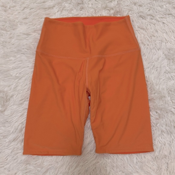 Stone fox x PacSun Vibrant Orange Bike Shorts PacSun Bike Shorts - Picture 2 of 4